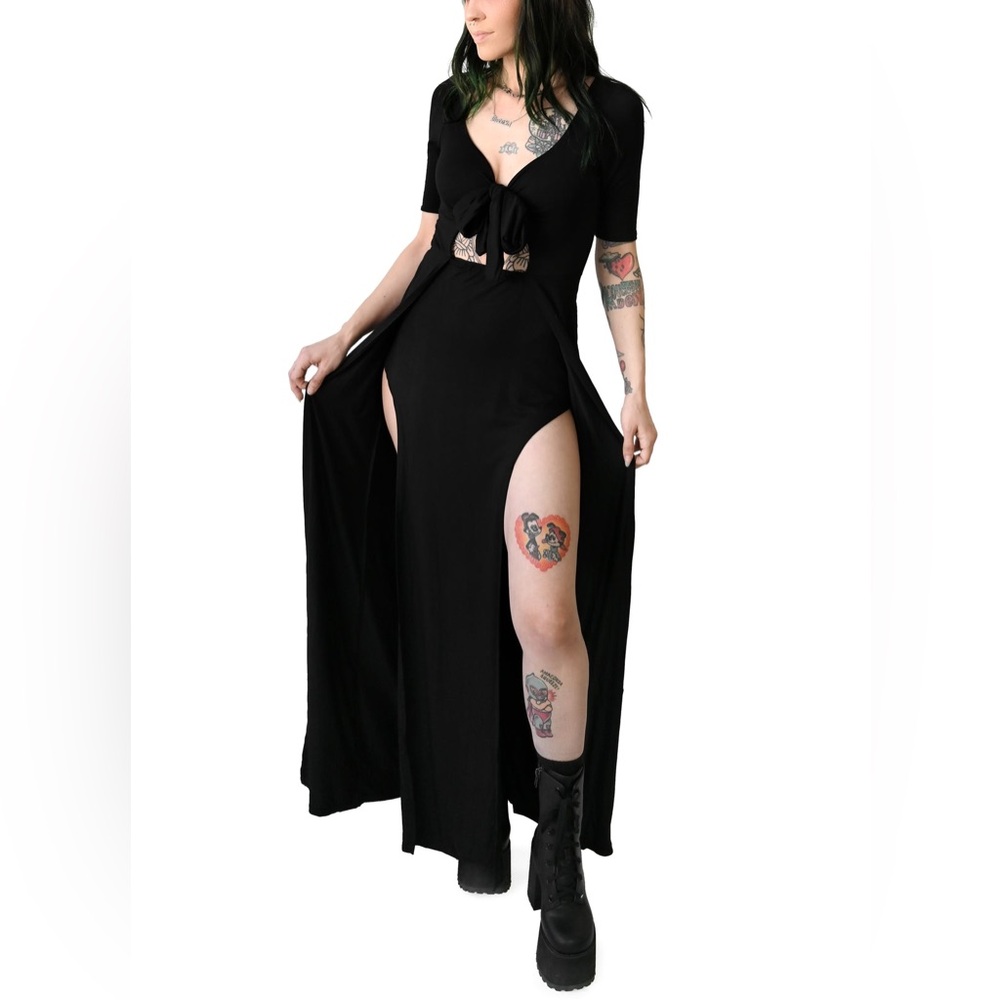 Foxblood Marci maxi dress small